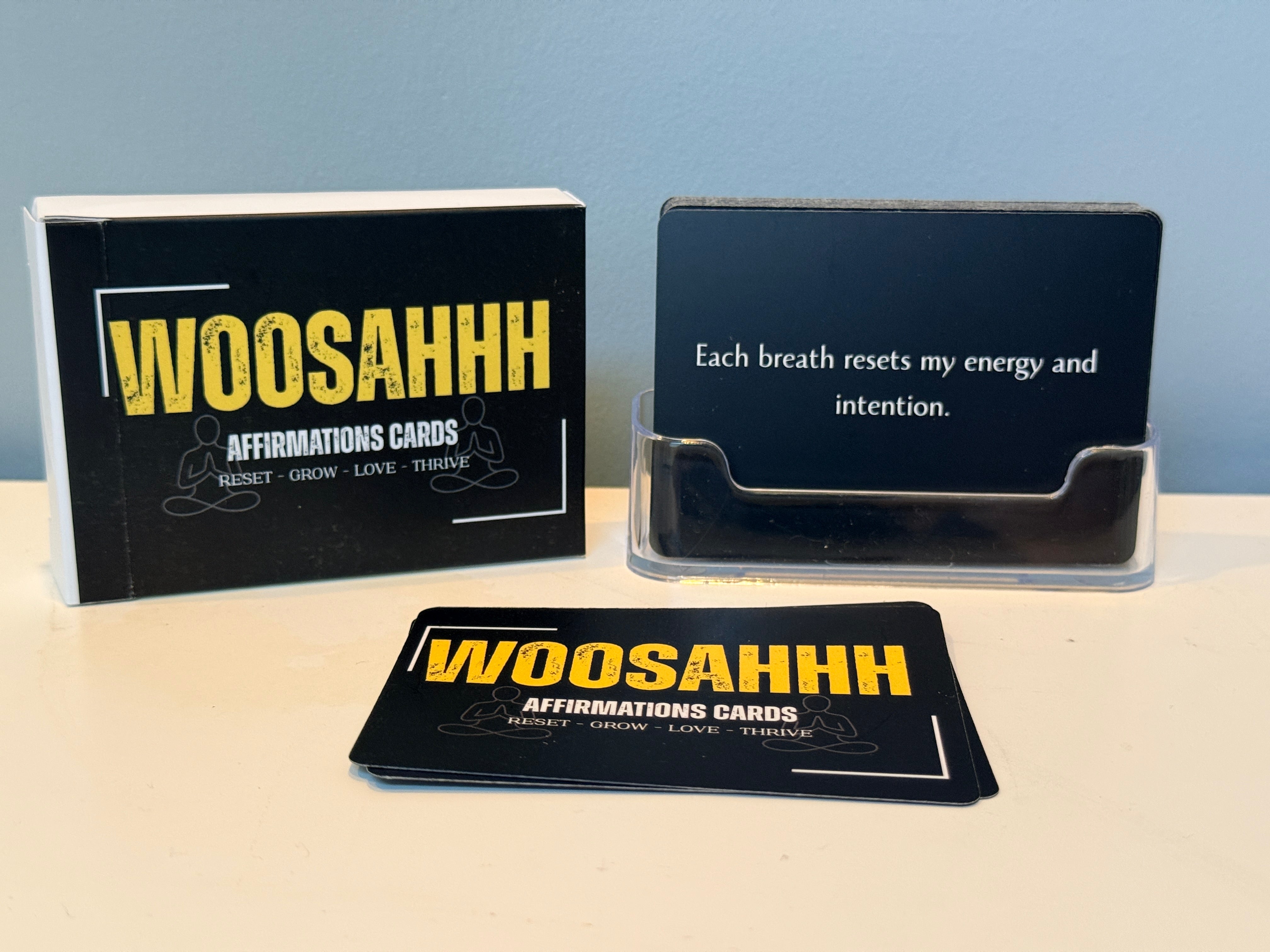 PRE-ORDER: WOOSAHHH AFFIRMATION CARDS
